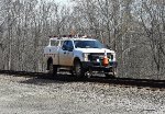 MofW Equipment Passing Through Shipman, Virginia